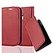 Price comparison product image Cadorabo Book Case works with Samsung Galaxy S3 MINI in APPLE RED – with Magnetic Closure, Stand Function and Card Slot – Wallet Etui Cover Pouch PU Leather Flip