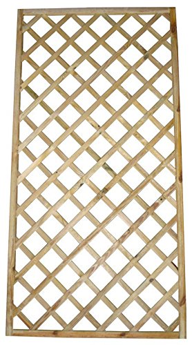 Justmoment Bamberg Paneles rectangulares 4pz cm 120 x 180 H de Madera para Muebles balcón jardín Exterior