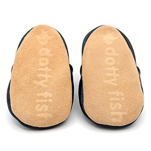 Dotty Fish weiche Lederschuhe für Babys und Kleinkinder – Erste Laufschuhe und Krabbelschuhe für Mädchen – Größen 16 – 28 (Neugeborene – 3-4 Jahre) - 6