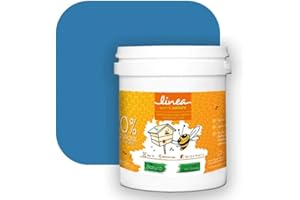 1000 TEINTES Peinture écologique Natura Linéa® Bleu Phtalo (Côté Apiculture 9520) Ruche SATIN pour 12 m² - 1.00 L