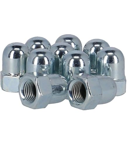 Ecrou M12 12 Pièces Ecrou D'essieu De Vélo - Bride M8-M9.5-M10 - Ecrou à Embase - Accessoires Pour Avant écrous D'essieux Pour Vélo