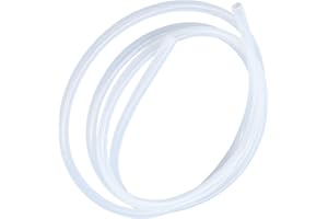 LAVMHAB Clear Silicone Tube Food Grade Hoses Size 8mm x 12mm, Length 4m (13.1ft), Thickness 2.0mm, Flexible Rubber Silicone Tubing for Air Hoses Water Pipes