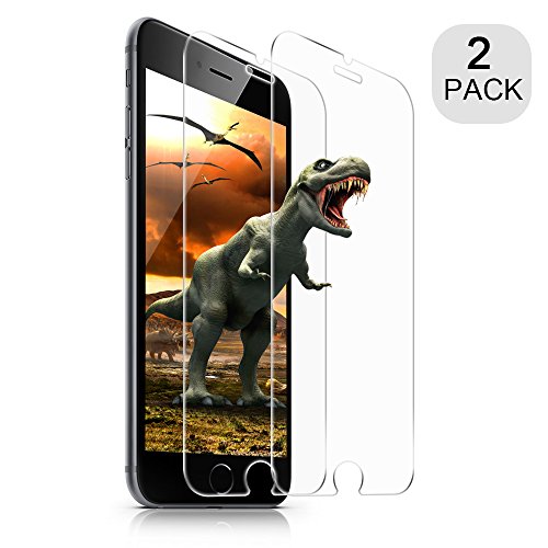 [2 Pack] iPhone 7 Plus Screen Protector Glass - iXCC 0.3MM Tempered Glass Screen Protector [Bubble Free, Anti-Fingerprint, Oil Stain and Scratch Coating]