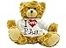 Produktbild I Love PAs-süßer Plüschteddy Geschenkbox, 22 cm hoch, ca.)