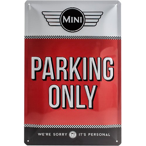 Nostalgic-Art 22243 MINI-Parking Only Red Blechschild, 20 x 30 cm