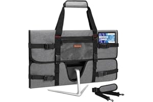 CYUREAY Monitor-Tragetasche Kompatibel mit 24-Zoll-Monitoren/LCD-Bildschirmen, Monitor-Tasche mit Schultergurt & Visitenkartentasche, Schutzhülle für Apple-Monitore für iMac 24-Zoll-Monitore