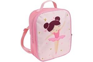 FUN HOUSE, 006109 Tänzerin Ballerina, Rucksack, isoliert, 5 l, für Kinder, Rosa, Rosa, Enfant