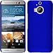 Produktbild PhoneNatic Case für HTC One M9 Plus Hülle blau gummiert Hard-case + 2 Schutzfolien