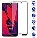 Produktbild Vicstar Huawei P20 Pro Panzerglas Displayschutzfolie, Vollständige Abdeckung Schutzfolie Gehärtetem Glass 9H Härte Anti-Kratzen Anti-Öl Anti-Bläschen Schwarz Kompatibel Schutzfolie für Huawei P20 Pro