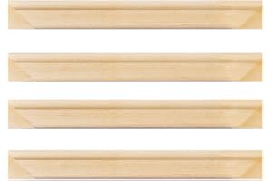 YCDC Solid Canvas Stretcher Frames, Premium Pine Wood Strips Bar Set, for Oil Paintings Poster Prints, DIY Arts Accessory Materials Supply, 12"x14"/30x35cm
