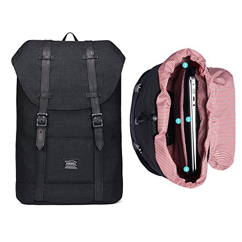 Lässiger Daypacks, KAUKKO 16 Zoll Laptop Outdoor Rucksäcke für 14″ Notebook Schüler Backpacks Schultaschen für Wandern/ Reisen/ Camping - 4