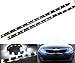 Produktbild 2x LUFFY 12 LED Slim Flexible Seitenlicht Anzeige Tagfahrlicht Streifen Reverse Nebelscheinwerfer DRL 30cm Auto Motorrad Weiß