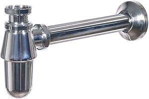 Sifone in ottone cromato ORIGINALE BEL-FER cod. 42/SFC, per le fontane 42/PR, 42/PRQ e 42/PRX