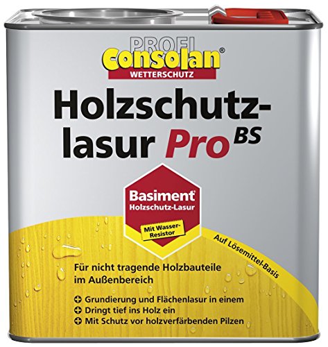 Preisvergleich Produktbild 750 ml Consolan Profi Holzschutzlasur Pro, Teak