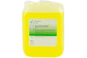 Hygiene Vos Detersivo per lavastoviglie Citro 5 Litri Ecologico ad alto potere sgrassante Detersivo perfetto per gastronomia, industria e casa