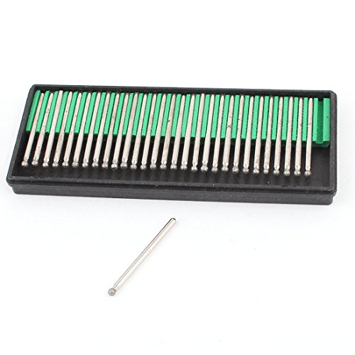 3 mm x 3 mm Ball Head Polieren Bits Diamant-Schleifstift 30 PCS