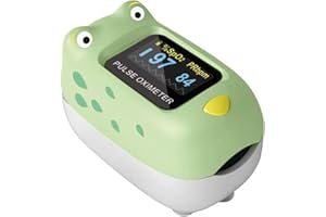 SPENGLER Oxyfrog, Oxymètre de Pouls Digital Portable Pédiatrique, Dispositif Médical pour Mesure du Taux d’Oxygène, Facile à Utiliser, Fiable et Précis, Compact et Léger, Sécuritaire