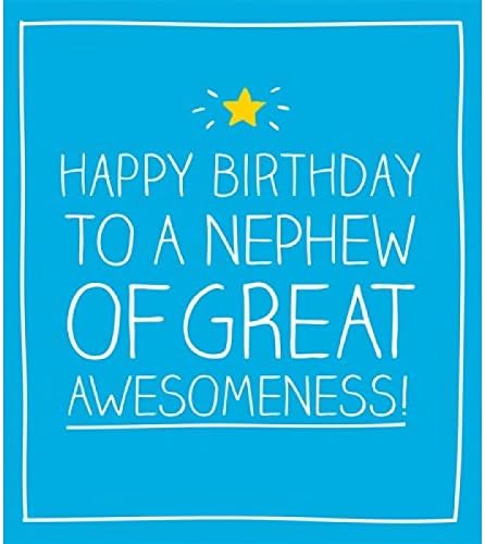 Greetings Card - Happy Birthday Nephew (PIG9841)