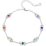 REDSUN Damen Armband 925 Sterling Silber Engelsflügel/Lebensbaum/Gänseblümchen/Delphin/Katzen/HerzSchmetterling/Keltisches Kn