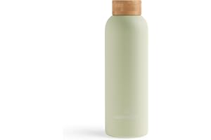 WATERDROP MICRODRINK waterdrop® Gourde Inox 600ml – Bouteille Isotherme Réutilisable, Sans BPA, Double Paroi Inox Étanche, Pour Boissons Chaudes ou Froides, Idéale au Bureau, Sport, Maison, Voyage