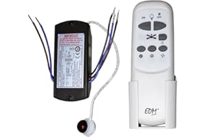 EDM 33997 Kit Mando A Distancia Universal para Ventilador de Techo EDM, Multicolor