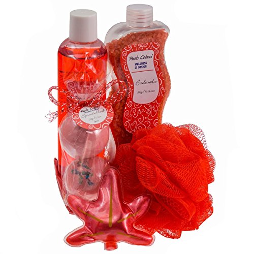 Preisvergleich Produktbild Wellness Badeset Geschenkset 6-teilig Paolo Colucci