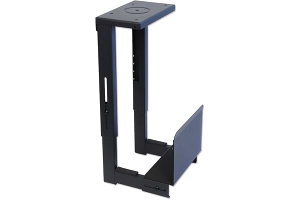 Lindy 40283 Support PC pour Montage sous Bureau Noir