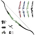 SHARROW Archery Takedown Recurve Bow 66/68/70 inch Competitive Bow Hunting Target Practice Bow Aluminum Riser 12lbs-40lbs for Shooting Competition