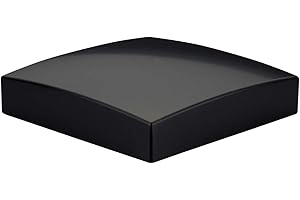 Jackson Woodturners Black Flat Cap for 90mm Newel Post, Full Cap