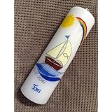 Taufkerze mit Boot / Arche - inkl. Beschriftung von Babyprince - handgearbeitete Wachsverzierungen - !!! keine Folie !!!