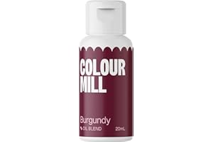 Colour Mill Oil-Based Food Coloring, 20 Milliliters Burgundy