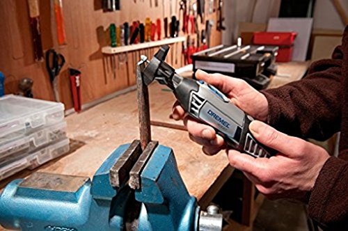 Dremel 4000-4/65 EZ Multifunktionswerkzeug (175 Watt, 65 Zubehöre, 4 Vorsatzgeräte, biegsame Welle, EZ Werkzeugkoffer) - 6