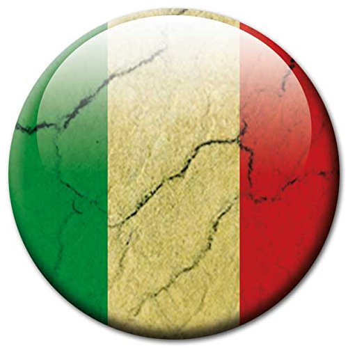 Weltkarte – Sehenswürdige Design Metall Magnettafel 60×40 cm – Pinnwand Memoboard mit Motiv: Weltreisen – inkl. 6 Magnete für Magnetwand mit Motiv Länderflaggen im passenden Grungelook – Original Magnetpinnwand GUMA Magneticum - 6