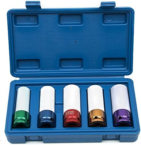 《Clearance Sale ! 》1/2 inch Alloy Wheel Impact Nut Socket Set 5pcs for BMW