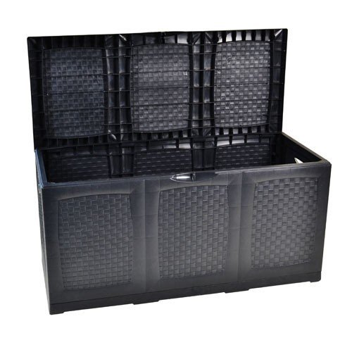 Gartenkissenbox Hippo anthrazit 120x52x60 cm Kissenbox Auflagenbox - 2