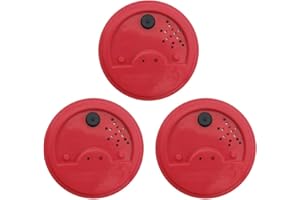 Talking Products, Red Talking Tins Voice Recorder Buttons, 40 Seconds Recording, Pack of 3. Ideal for Independent Living and Speaking and Listening Activities.