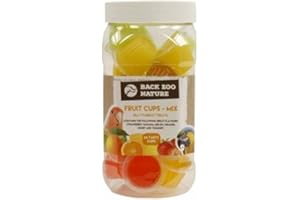 BACK ZOO NATURE Assortimento di frutta Cups - Jelly Parrot Dolciumi - Vasca da 24