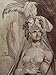 Produktbild Poster Johann Heinrich Füssli - Halbfigur einer Kurtisane mit Federbusch, Schleife und Schleier im Haar 40x30 cm