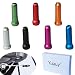 Produktbild Yuauy Gesamt 70 PCS Kabel Ende verarbeitet 1,8 mm Legierung Road Mountain Fahrrad Bremse Tipps Shifter 10 PCS für jeder Farbe des rot schwarz gold silber grün blau violett