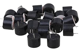 BQLZR Black 3 V elettromagnetico tipo piezo buzzer suono continuo, confezione da 20