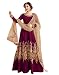 Alka Tapeta Silk Fabric Embroidery Anarkali Suit For Women (Free Size_Maroon) RS.999.00
