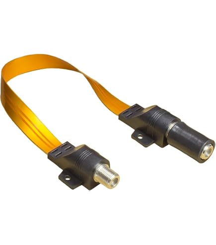 Passacavo Ethernet RJ45 Piatto Per Porte E Finestre | Lunghezza 30 Cm Con Connettori