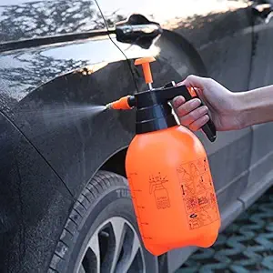 Kisan shakti Garden Spray Bottle, Gardening Can, Lightweight Plastic Watering Can, 2 Liter Multifunctional Garden bottel (Multi-Color)