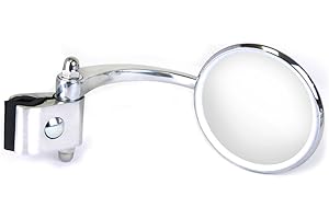 HDM Stadium Circular Lambretta and Vespa Legshield Scooter Mirror … (Right Hand Side)