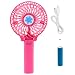 Casotec Portable Mini USB Fan Rechargeable Personal Handheld Fan Foldable Battery Operated / USB Powered for Home and Office - Baby Pink RS.499.00
