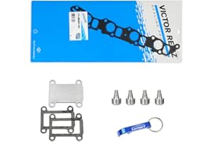 TAFMET Kit de réparation de volets tourbillons avec joints EGR plaque pour Fiat Alfa Romeo 1.9 JTD Saab 1.9 TTiD