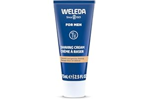 WELEDA - Crème à raser - Prépare les peaux sensibles au rasage - Tous types de peaux, même sensibles - NATRUE* - 75 ml