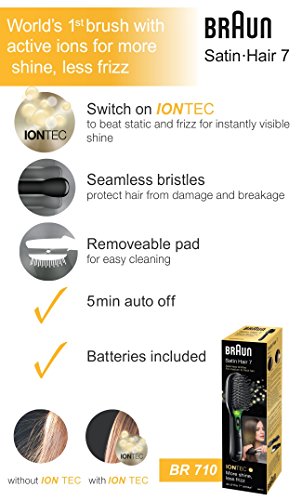Braun Satin Hair 7 Haarbürste BR710, mit IonTec, schwarz - 4