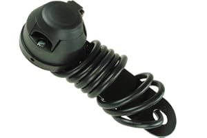 Maypole 7 Pin 12N Pre-Wired Towbar Socket Assembly Complete with 1.5m Cable, Flexible Gasket and Mounting Plate