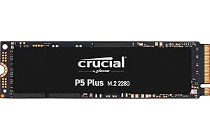 Crucial P5 Plus 1TB M.2 PCIe Gen4 NVMe Internal Gaming SSD - Up to 6600MB/s - CT1000P5PSSD8